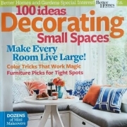 BHG 100 Ideas Decorating Small Spaces Spring 2015