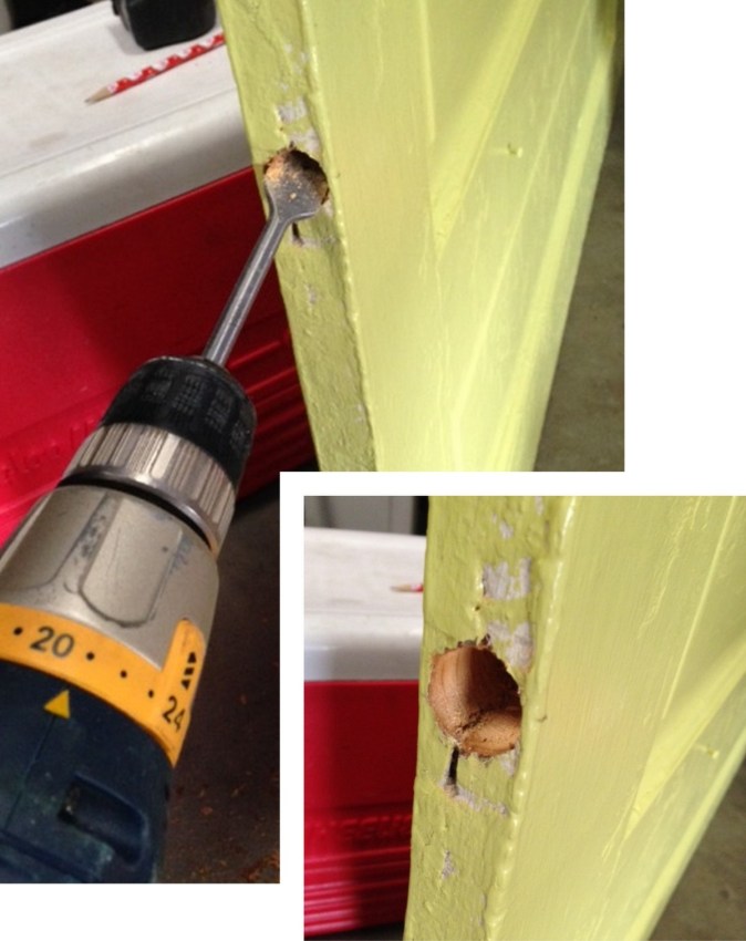 DIY: Rolling door hardware using plumbing pipe. Get the look + function of a rolling door for about $60. Custom size to fit your space. Tutorial by www.JennaBurger.com