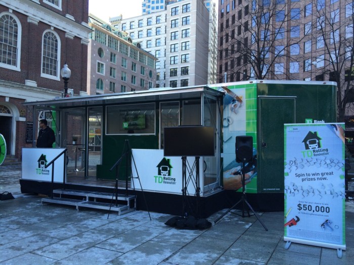 Jenna Burger in Boston on the Rolling Renovation Tour with HGTV magazine + TD Bank