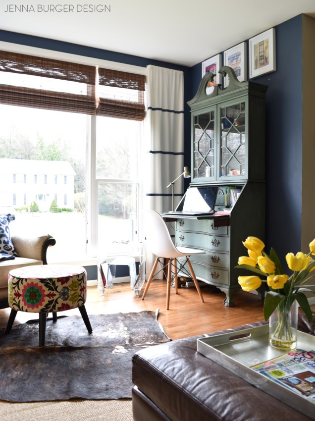 Jenna Burger Design HOME TOUR! Filled with attainable + approachable design solutions and DIY creations, this classic-eclectic home uses color and texture in the most interesting and inviting way. You won't want to miss it! www.JennaBurger.com