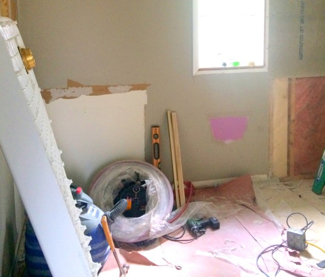 Demo Day for the Master Bathroom renovation, JENNA BURGER DESIGN