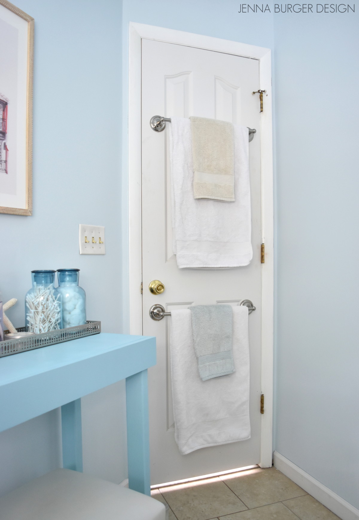 Back-of-the-Door Towel Bar – Jenna Burger Design LLC – Interior Design &  Architectural Consulting
