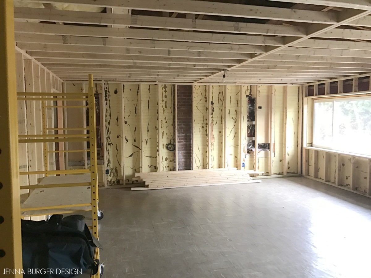 Brick Ranch Fixer Upper: Living Room Transformation