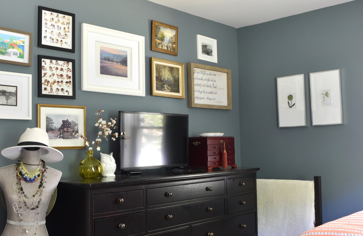 Blue Bohemian Bedroom
